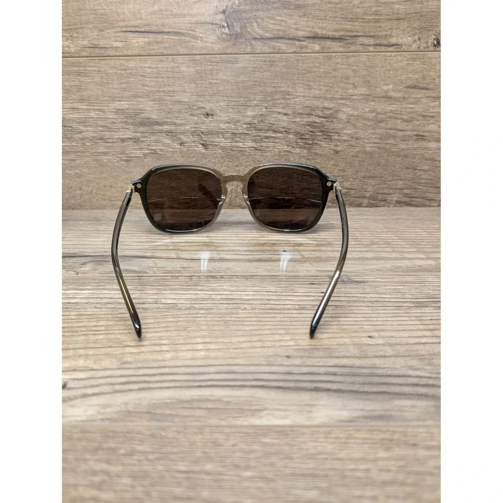 Coach HC8383U CL912 Transparent Green‎ Tan Sunglasses 55-18-145 w Case